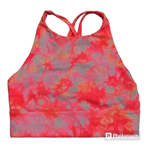 lululemon athletica Other - Lululemon Energy Bra High Neck Long Line Shibori